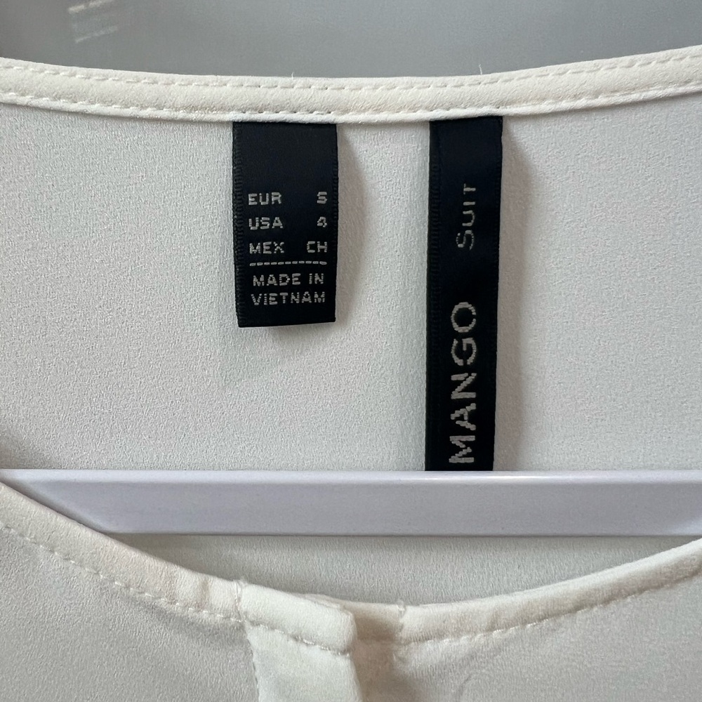 Mango Classic White Shirt View 2